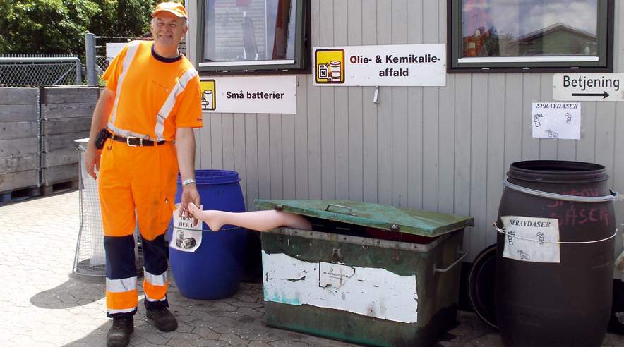 Det er de mærkeligste ting,, folk smider ud. ((Foto: Per Kasch))