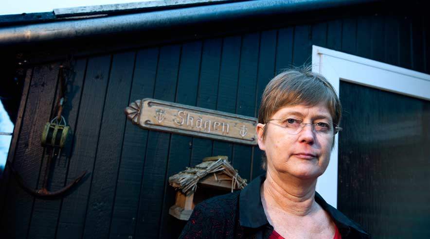 54-årige Winnie Christiansen var stadig på grundløn efter 10 år i samme fleksjob. Grundløn er ellers kun beregnet til nyansatte. (Foto: Michael Bo Rasmussen)