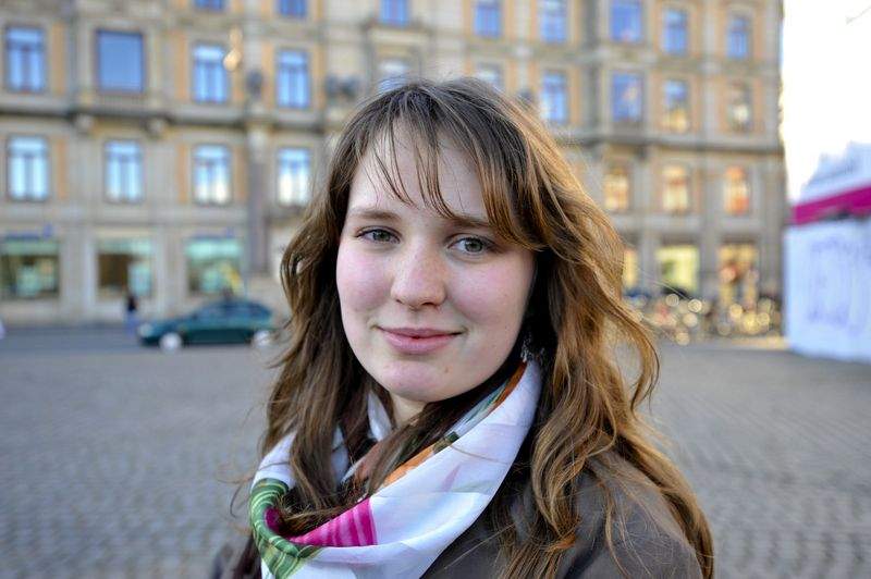 Julie Baltzer fra Østre Borgerdyd Gymnasium.