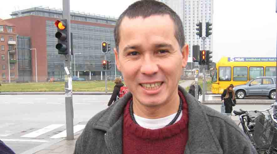 Cesar Jerez og syv andre fra ledelsen af ACVC har en columbiansk arrestordre hængende over hovedet. (Foto: Christine Lundgaard.)