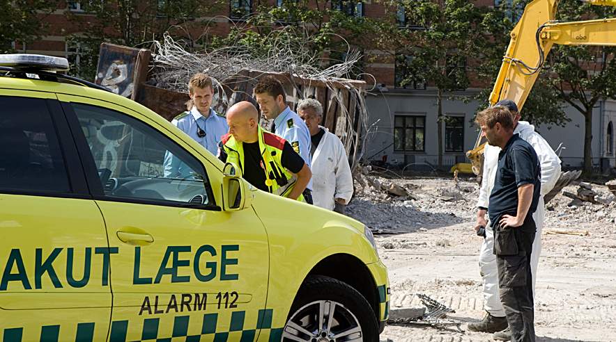 Ulykker på byggepladsen er hundedyre for arbejdsgiverne. Alligevel steg antallet af ulykker byggepladserne sidste år. (Foto: Harry Nielsen)