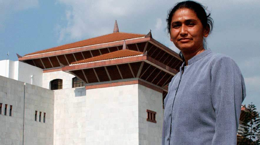 Binda Pandey skal være med til at udforme Nepals nye forfatning efter 240 år med monarki. (Foto: Line Wolf Nielsen)