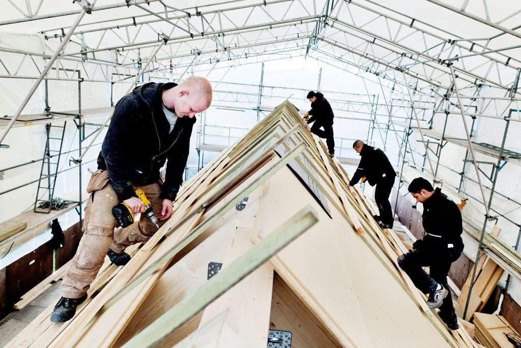 Tømrerne og de andre byggearbejdere i 3F stemte nej til de ny overenskomster. Nu indleder 3F en ny offensiv mod udenlandske virksomheder, der underbetaler de ansatte.  (Arkivfoto: Uffe Weng)