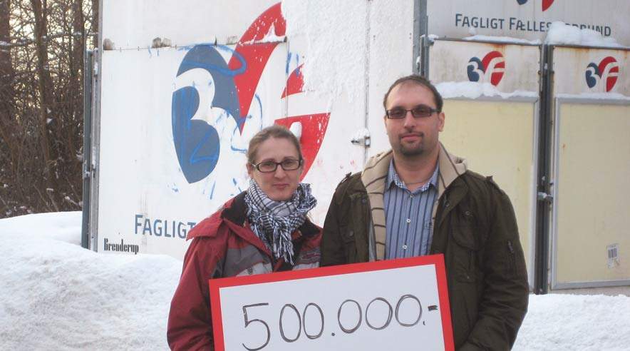 Klaudia Szekera og Robert Boros har fået efterbetalt 500.000 kroner, efter de blev snydt i løn hos E. Lund-Andersens Planteskole. Ungarerne betaler 194.000 kroner af beløbet i skat. Privatfoto.