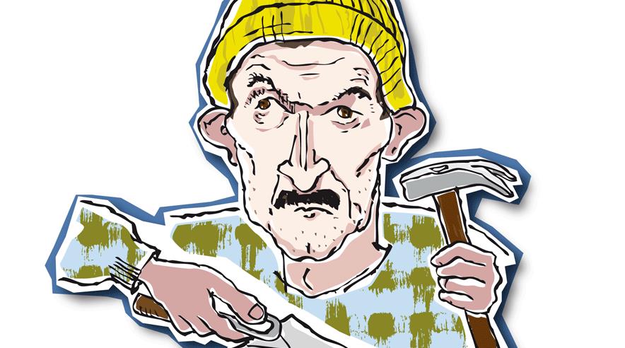 De østeuropæiske firmaer i Danmark har en række fiduser, der giver billig arbejdskraft. (Illustration:Rikke Ahm)