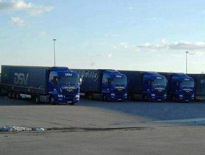 DSV har tabt en retssag om træk i lønnen til chauffører. Det skete på forkert grundlag, og det koster nu bod og efterbetaling. (Arkivfoto)