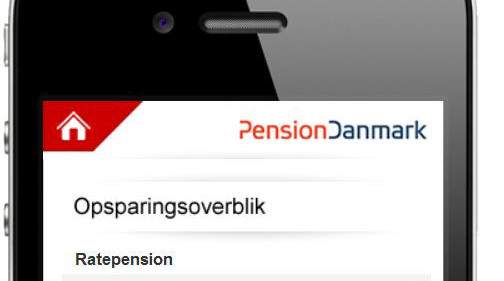 Nu kan du få overblik over din pension på mobilen. PensionDanmark lancerer ny mobil app. 