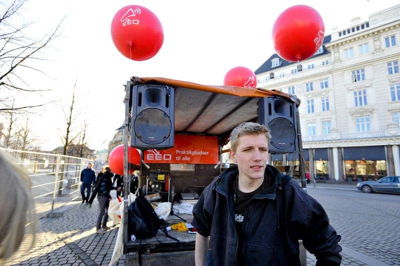 Johanthan Simmel, formand for eleverne på de tekniske skoler.