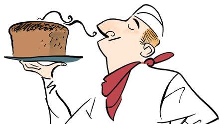 Samsøs turister kan risikere at ramle ind i en konflikt, hvis øens hoteller og restauranter ikke vil forhandle overenskomst. (Tegning: Bob Katzenelson)