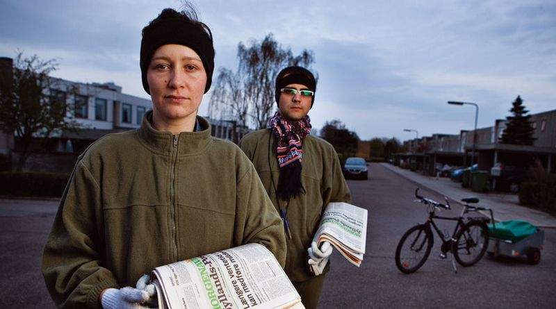 Efter næsten et års bøvl hos omstridt avisfirma har Andrei Butca og Maria Amalia Alexandru fået 60.000 kroner. (Foto: Niels Age Skovbo)