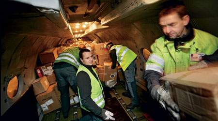 Aftalen mellem 3F Kastrup og SAS indeholder besparelser, der svarer til 100 bagageportørerer, oplyser Henrik Bay-Clausen. (Foto: Joachim Rode)