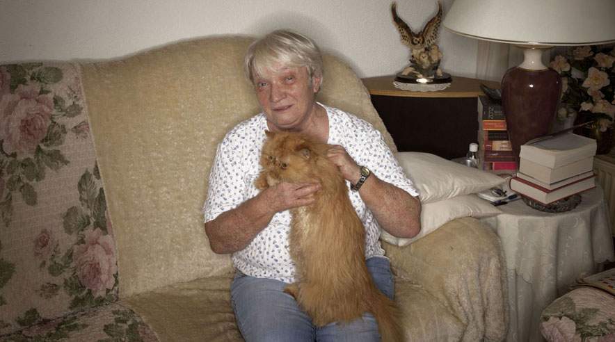 Maria Watt er pensionist men må supplere pensionen med et mini-job. (Foto: Søren Zeuth)