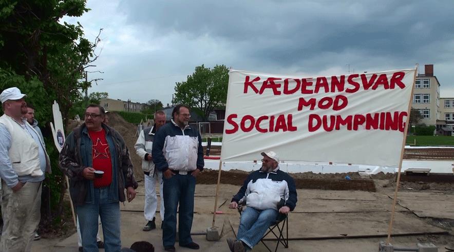 En enkelt dags blokade og demonstration foran byggeriet på Lykkebo Skole resulterede i, at virksomheden JJ Erhvervsservice skulle dokumentere lønnen. Det er ikke sket. Nu indleder 3F en faglig sag mod firmaet.