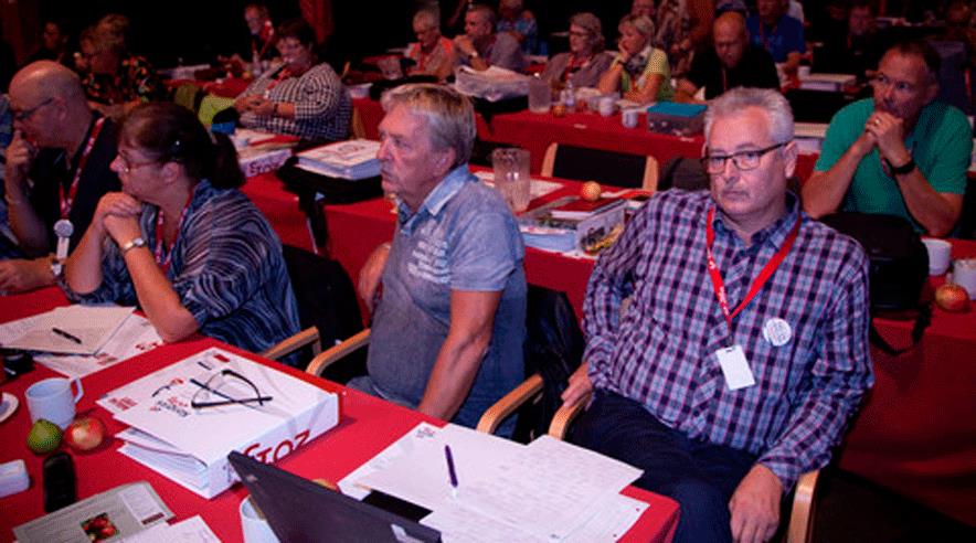 De delegerede hørte mange indlæg om det store behov for uddannelse til 3F's medlemmer.