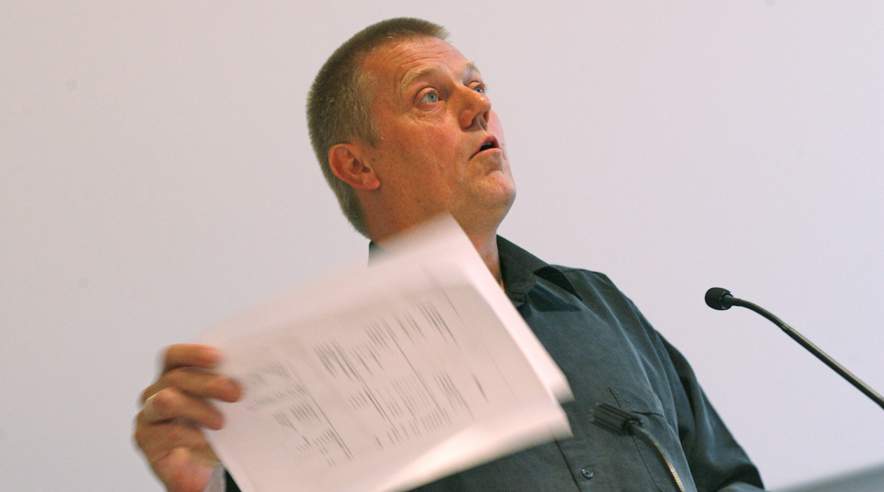 - Jeg synes, det er ærgerligt, at arbejdsgiverne ikke vil forhandle uden forligsmanden. Vi brugte meget energi på at flytte os og finde løsninger. Men det nyttede ikke noget, for vi mødte en mur af afvisninger fra GLS-A, sagde formanden for 3F's Grønne Gruppe, Arne Grevsen. (Arkivoto: Harry Nielsen.)