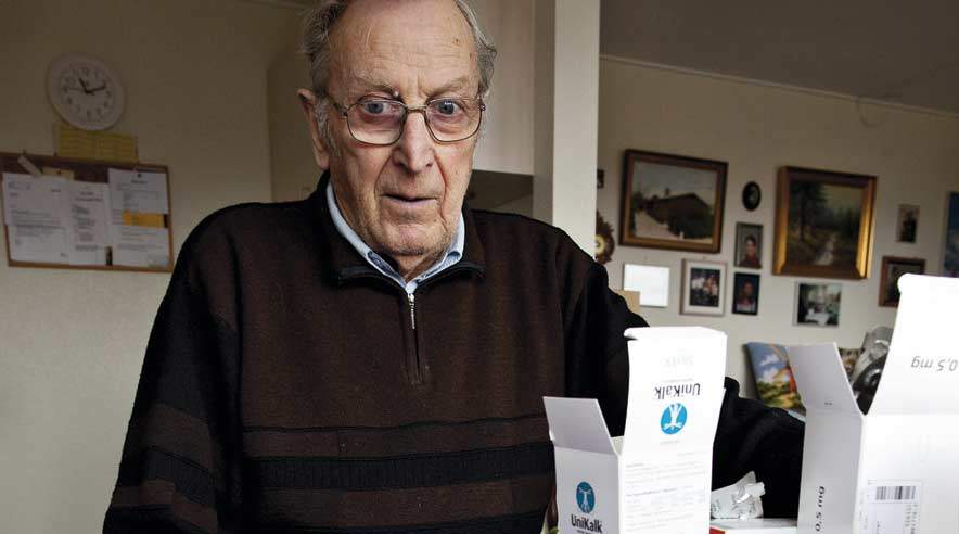 Villiam Kristensen er alvorligt syg af leukæmi og vidste ikke, om han ville nå at opleve afgørelsen i sin arbejdsskadesag. Han er ét af mange kviksølvofre fra Grindstedværket, og nu har han omsider fået anerkendt sin hjerneskade som arbejdsskade.  (Foto: Niels Åge Skovbo)