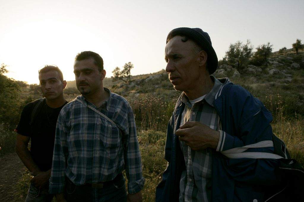 Palæstinensere arbejder i ulovlige bosættelser uden rettigheder, fordi der mangler jobs i de besatte områder- (Foto: Søren Zeuth)