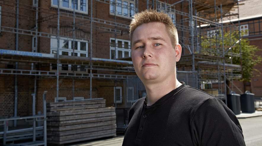 Flemming Ringtved smadrede for tre år siden kroppen i en alvorlig faldulykke fra et stillads. (Foto: Henrik Bjerregrav)