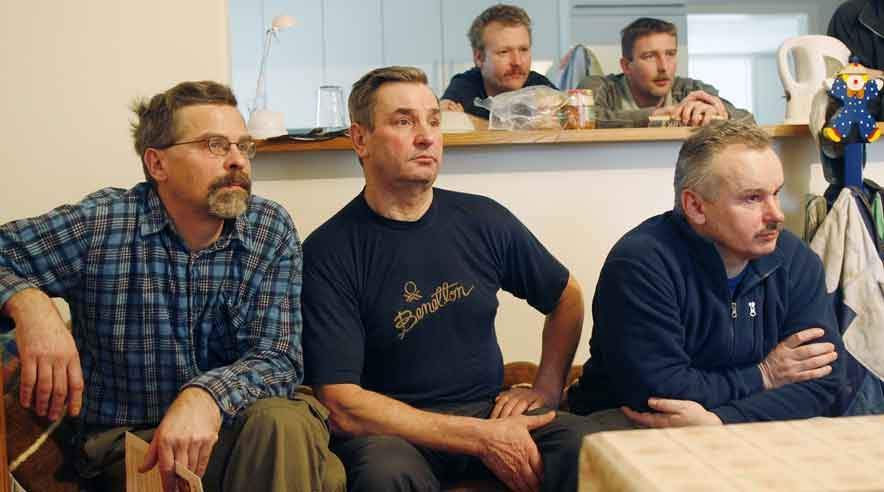 Polens historie er præget af udvandring. Her er det polske murere i Danmark. Men mange af de polske udvandrere har også en højere uddannelse. (Foto: Harry Nielsen)