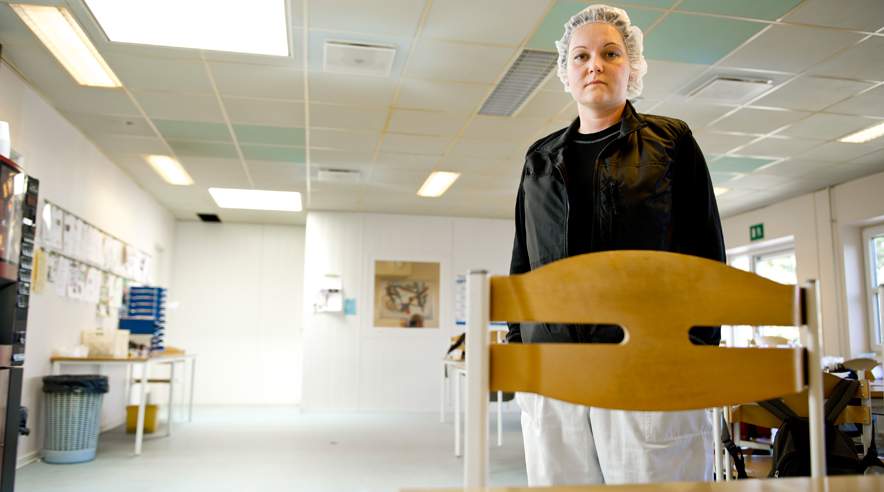 Da Vivian Hansen mistede sin kollega, fik hun krisehjælp gennem jobbet. Det er ikke længere tabu at få psykisk hjælp. (Foto: Michael Bo Rasmussen)