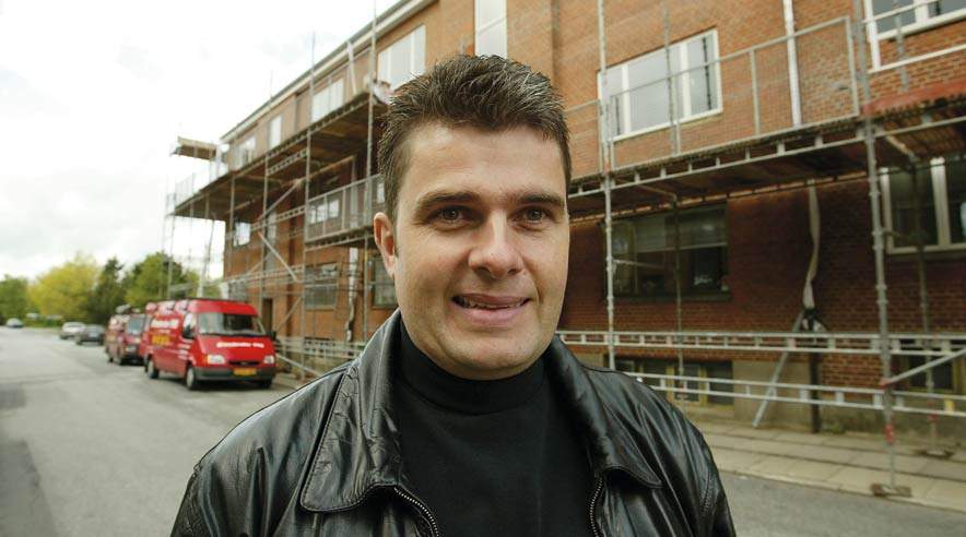 Byggematador Dan Sandberg har underskud i sine selskaber, og kreditorerne venter på deres penge.  (Foto: Kurt Bering)