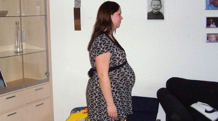 - Det er træls, at jeg i min graviditet og kommende barsel er nødt til at tænke på, om jeg får et job igen, siger Maria Nielsen, som fylder 25 år i dag og er sat til at føde i morgen. (Foto: Privat)