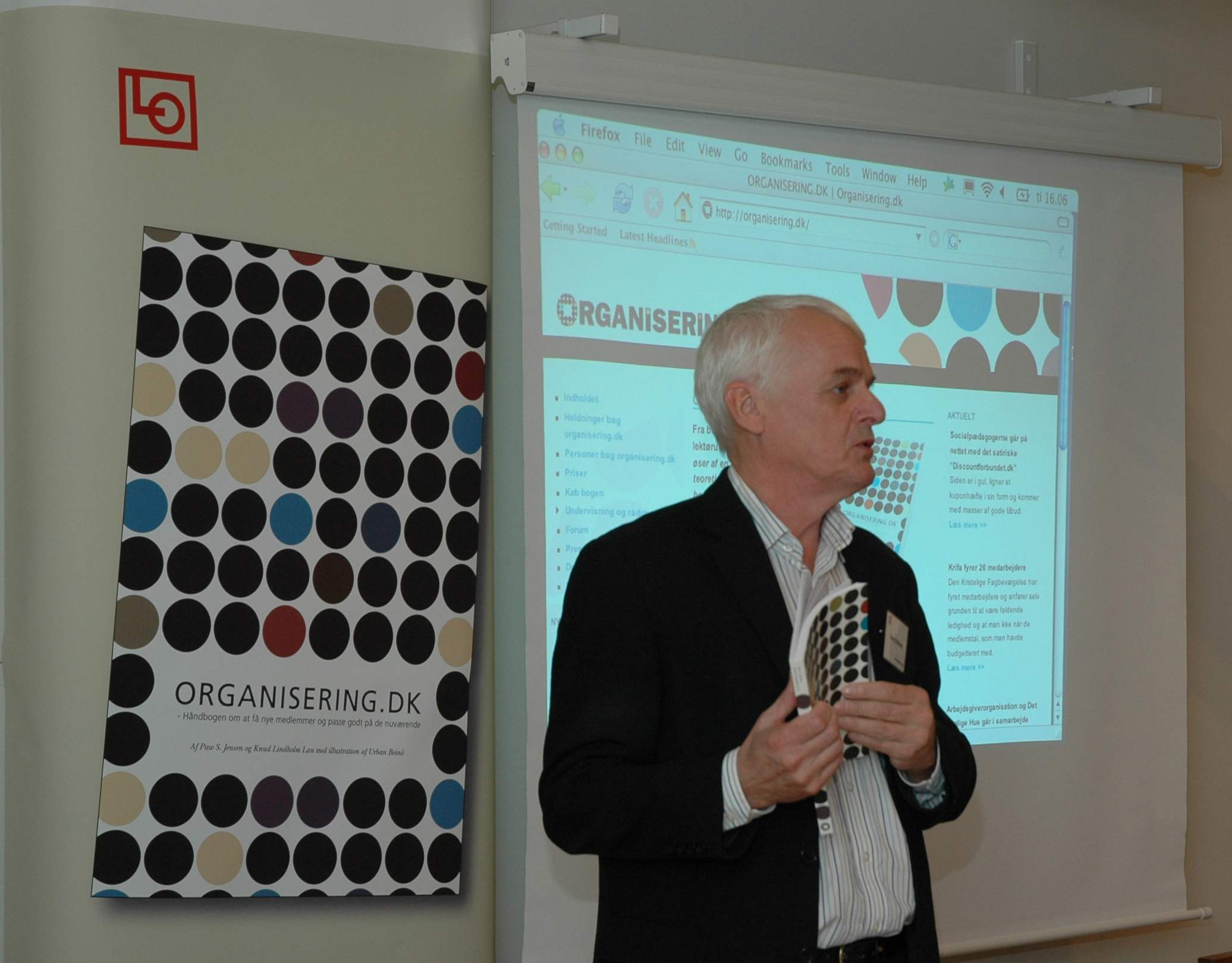 Koordinatoren i den svenske hvervekampagne, Bengt Hallberg til seminaret om Organisering.dk.