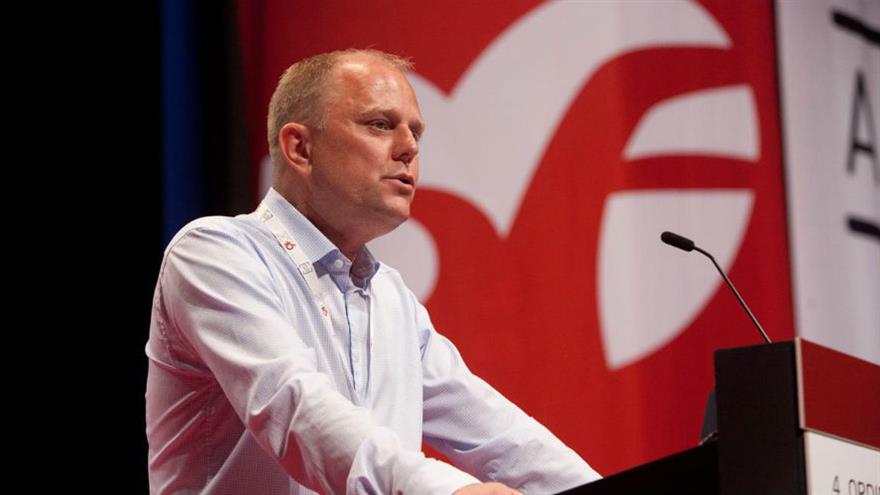 - Vi skal blive langt bedre til at uddanne vores medlemmer. Vi vil altid ligge lige i haserne på den nye teknologi, så vi hele tiden får udviklet den uddannelse, der er brug for dagen efter, sagde Mads Andersen. (Foto: Søren Zeuth)