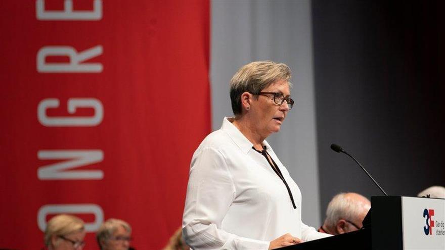 3F-næstformand Tina Christensen fik opbakning fra 3F's kongres til at sende flere penge til de 65 lokale afdelinger. (
Niels Åge Skovbo)