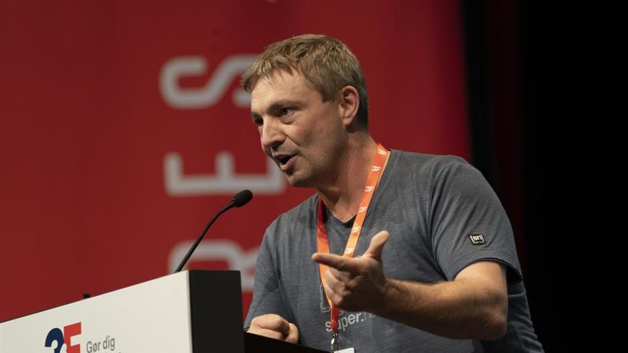 - Vi oplevede i 2017, at flere tillidsfolk tog bolden op og fik deres kolleger meldt ind, da der var overenskomstforhandlinger i gang, sagde Thorkil Jansen, 3F Transport, Logistik og Byg. (
Niels Aage Skovbo)