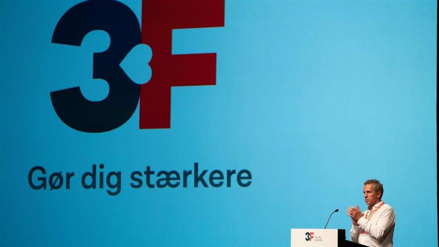 - Jeg vil i dag gerne foreslå, at vi tager FN's verdensmål til os og lader dem gennemsyre vores organisation, sagde Per Christensen. (
Foto: Niels Aage Skovbo)